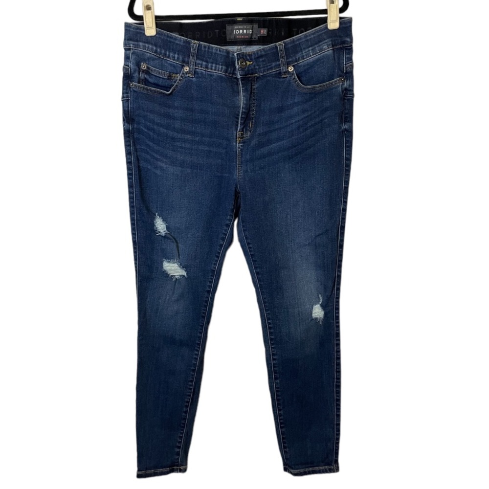 Torrid Premium Bombshell Skinny Distressed Skinny Jean